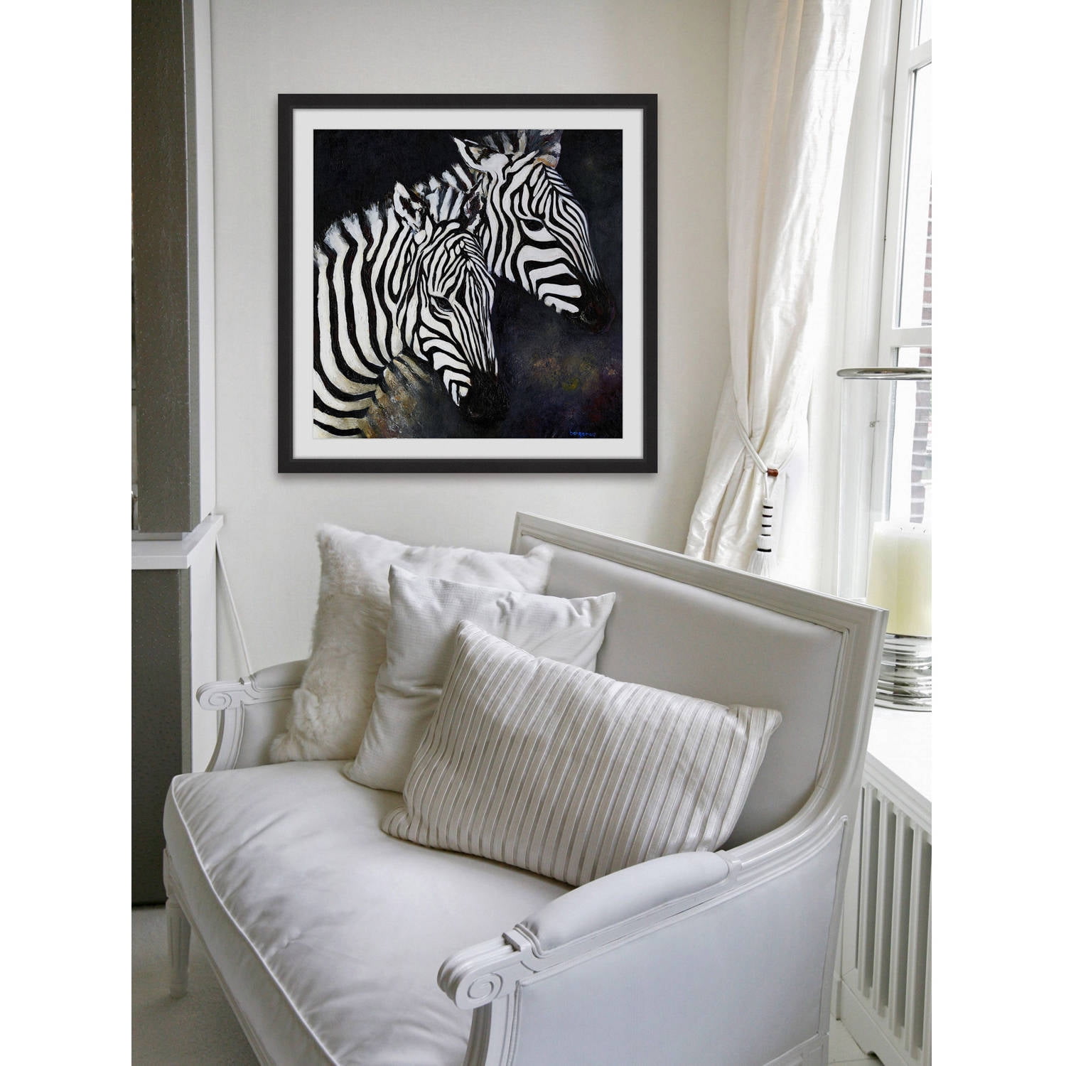 Marmont Hill "Happy Together" by Bergerac Framed Painting Print