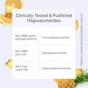 Microbiome Labs MegaPre Prebiotic Fiber Powder for Women, Men & Kids - Pre-Dosed Prebiotic Fiber Supplement Powder with Clinically Tested Oligosaccharides - Pineapple Orange Guava 30 Drink Packets