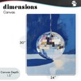 thumbnail image 4 of Stupell Industries Eclectic Silver Dance Disco Ball Canvas Art, 24 x 30, by The Prints Vibe, 4 of 8