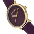 thumbnail image 3 of Sophie & Freda SAFSF4705 Breckenridge Leather-Band Watch, Gold & Purple, 3 of 3