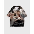 thumbnail image 1 of T-shirt short sleeve round neck summer casual loose JW2469, 1 of 5