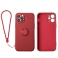 thumbnail image 2 of Soft Smooth Silicone 360 Ring Stand Back Cover for Apple iPhone 12 Pro, 2 of 3