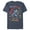 Navy Blue Heather, variant on Men's Superman Hero Break Barriers Graphic Tee Royal Blue Small
