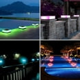thumbnail image 2 of Solar Lights Outdoor Color Changing Solar Lights for Posts, Deck, Fence, Patio, Garden, Pond, Pool - Waterproof - (Color Changing2pcs), 2 of 5
