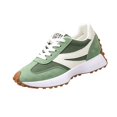 thumbnail image 2 of Domzle Sneakers for Women Retro Fashion Trendy Sneakers with Foam Insole Casual Shoes for Walking Tennis Non-Slip Shoes Green Wide-6.5, 2 of 8