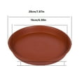 thumbnail image 3 of BinKFF 5 Inch Terracotta Plant Saucer Pots Tray - 1 Pcs Round Planter Saucers for Indoor & Outdoor Plants, Large Clay Trays Perfect for 3 Inch 4.3 Inch 6 Inch Flower Pot, 3 of 8