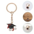 thumbnail image 2 of 10 llaveros de graduación de 2025, llaveros metálicos con forma de birrete, regalos de graduación al por mayor, recuerdos de fiesta para llaves universitarias, mochilas, colores surtidos., 2 of 6
