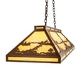 thumbnail image 5 of Meyda Tiffany 109153 Quiet Pond 9 Light 61" Wide Linear Pendant - Cafe Noir, 5 of 7