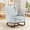 Light Blue, variant on Someet Nursery Rocking Chair, Upholstered Glider Rocker Chair with Tufted Thick Backrest for Living Room, Nursery, Bedroom, Beige