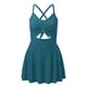 thumbnail image 3 of WILLBEST Traje de Baño de Natación para Mujer, Traje de Baño de Una Pieza con Falda Recortada y Cuello En V, Cruzado con Lazo En La Espalda, Trajes de Baño, 3 of 4