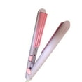 thumbnail image 4 of Guardurnaity Plancha de pelo 2 en 1 de 20W, Mini plancha de pelo de cerámica plana, cepillo rizador, varita de hierro rizador, herramienta de estilismo de Cuidado del cabello No.07, 4 of 6