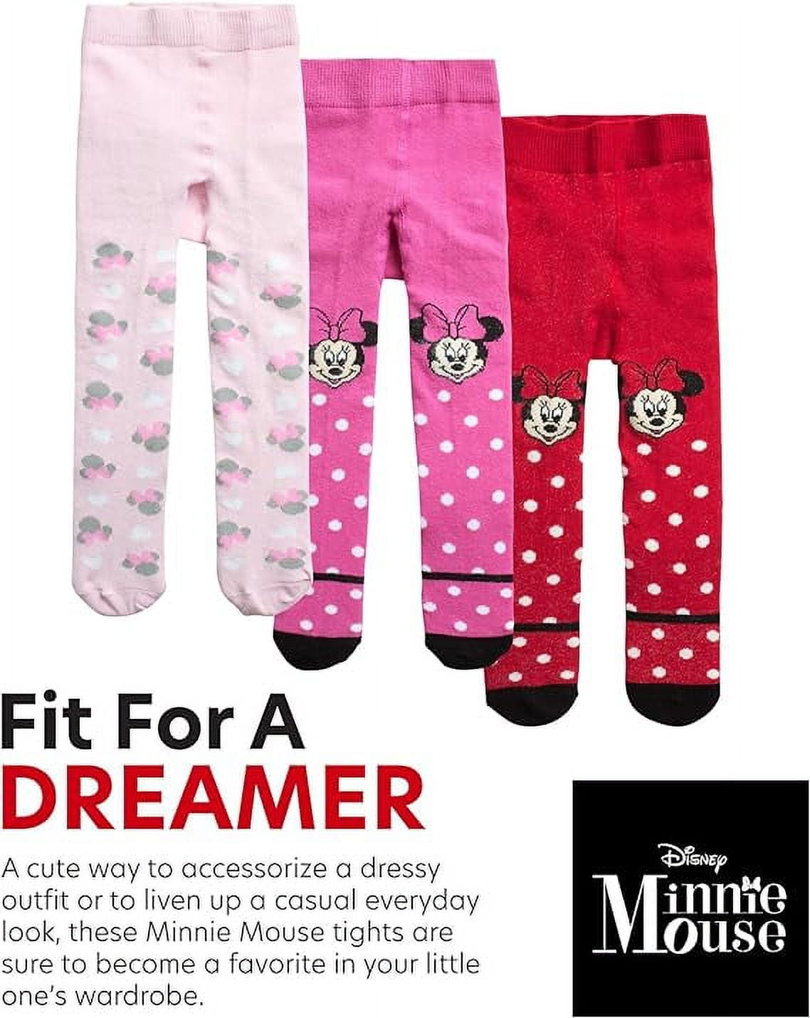 Buy Baby Girls' Disney All Over Minnie Mouse Prints Leggings with  Elasticised Waistband Online