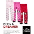 thumbnail image 3 of Disney Baby Girls' Minnie Mouse Leggings Tights - Stockings Pantyhose for Newborns/Infants (0-24M), 3 of 7