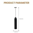 thumbnail image 3 of 100Fens Handheld Coffee Frother,Rechargeable Hand Frother,Adjustable Handheld Milk Frother for Cappuccinos, Hot Chocolate, Milkshakes, Egg Mix Tool, 3 of 5