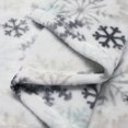 thumbnail image 4 of Mainstays Twin Super Soft Plush Bed Blanket in White Snowflake, 4 of 6