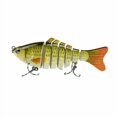 thumbnail image 1 of Shengyu Multi Sections 2 Triple Claws Hooks Artificial Fish Shape Bait Lifelike Fishing Spinner Fishhook, 1 of 1