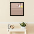 thumbnail image 3 of PinPix 22x22 Custom Cork Bulletin Board  Poster Board Has a Fabric Style Canvas Finish, Framed in Retro Patterns, by ArtToFrames (PinPix-235), 3 of 5