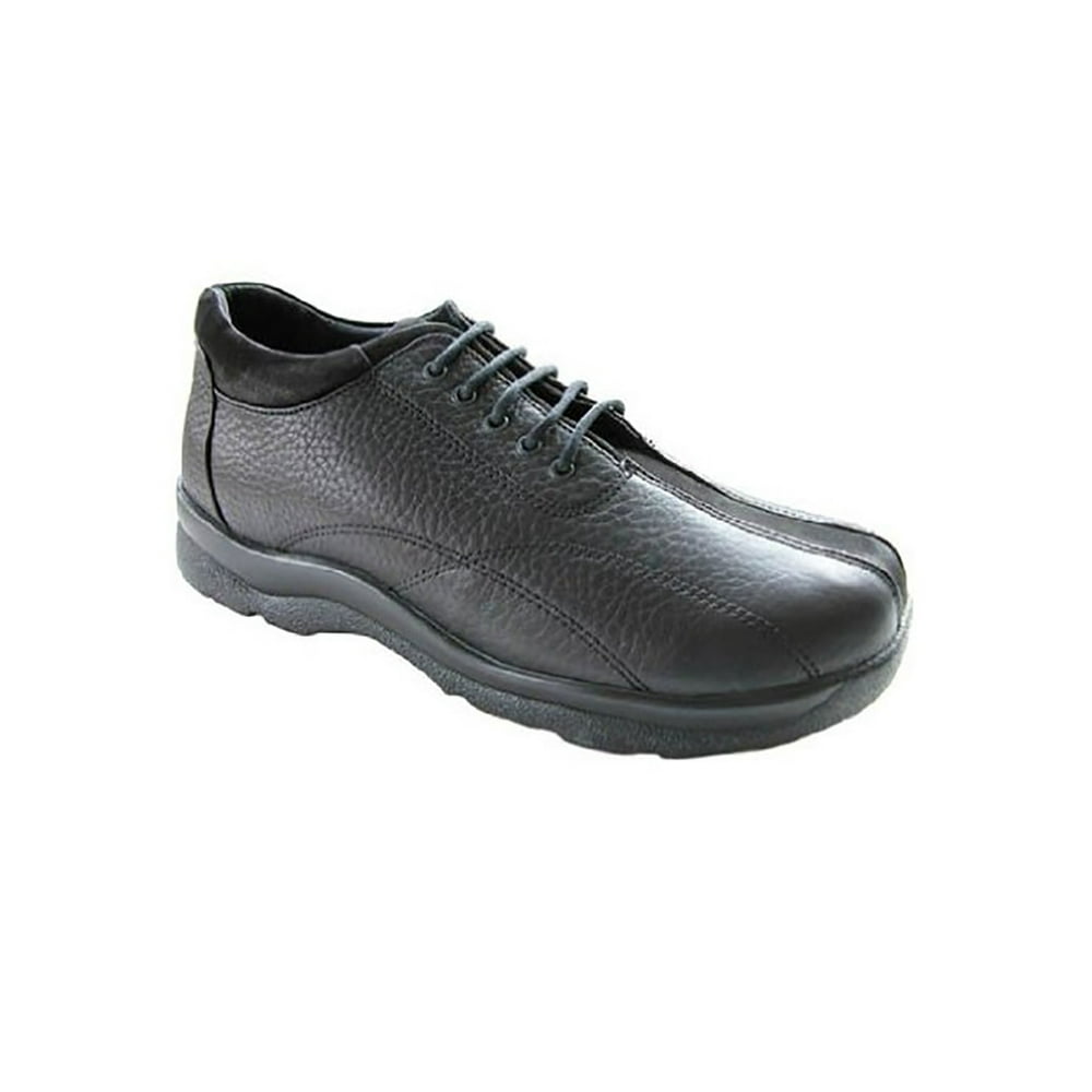 Aetrex - Aetrex Men's Black Y700 Casual Walking Shoe 8EW - Walmart.com ...
