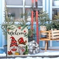 thumbnail image 4 of Christmas Gnome Garden Flag Double Sided 12x18 Inch Vertical, Burlap Small Welcome Xmas for Winter Christmas Holiday Outdoor Yard Decoration, 4 of 6