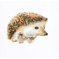 thumbnail image 2 of Atelier B Art Studio 15x15 Gold Ornate Wood Framed with Double Matting Museum Art Print Titled - WATERCOLOR HEDGEHOG, 2 of 4