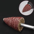 thumbnail image 6 of MOMOJIA 5Pcs Cone Shape Abrasive Sandpaper Deburring Sanding Polishing Flap Wheel for Metal and Non Metallic Grinding Polishing, 6 of 20