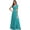 Aqua Blue, variant on Mother of the Bride Dress Chiffon Ruched Lace Applique Floor Length Gown