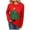 Red (NEW), variant on PFRNLF Christmas Sweaters for Women No Boundarie,Cute Cedar Patterns Long Sleeve Christmas Tree Printed Knitted Pullover Tops