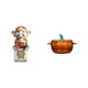 thumbnail image 1 of Estatua De Calabaza De Cristal De La Fortuna Para La Suerte De Año Nuevo, Tarro De Galletas Con Forma De Cuenco Para Servir, Figura De Dios Naranja Con Tapa, 1 of 8