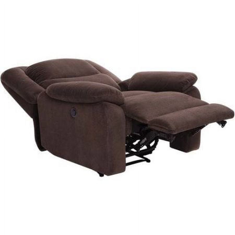 Serta push button power recliner deep body cushions comfortable reclining chair sale