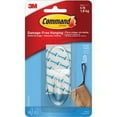 thumbnail image 2 of Command Large Hook with Clear Strips - 4 lb (1.81 kg) Capacity - 3.4" Length - for Decoration - Plastic - Clear - 1 / Pack | Bundle of 5, 2 of 2
