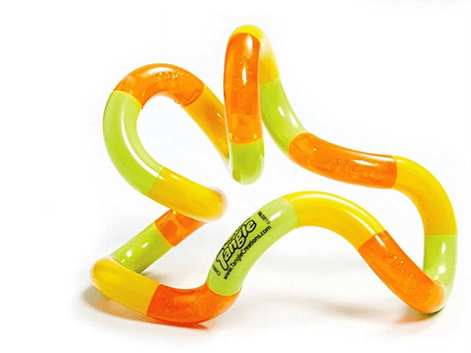 Tangle Jr. Classic Sensory Fidget Toy, Set of 3, Yellows