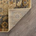 thumbnail image 3 of Traditional 8x10 Area Rug (7'6'' x 9'10'') Oriental Ivory, Gold Living Room Easy to Clean, 3 of 9