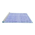 thumbnail image 2 of Ahgly Company Machine Washable Indoor Rectangle Persian Blue Traditional Area Rugs, 7' x 10', 2 of 4
