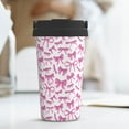 thumbnail image 6 of Fuzoiu Pink bows Print Stainless Steel Travel Mug,Vacuum Insulated Coffee Travel Mug,Reusable Coffee Cup for Hot and Cold, 6 of 8