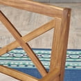 thumbnail image 5 of Noble House Llano 7 Piece Wooden Patio Dining Set in Teak and Cream, 5 of 7