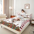 thumbnail image 3 of Erosebridal Beige & Brown Dripping Baseball Field & Bats Graphic Queen Sheet Sets 4 Pieces, Baseball Graphic Bed Set for Boys And Girls Kids,Lightweight Room Decor, 3 of 5