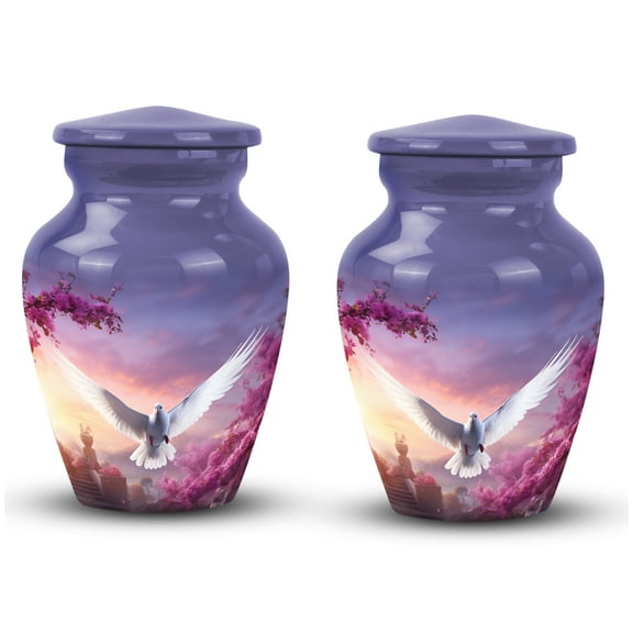 Small Urn For Ashes Keepsake - Decorative Urns - Mini Urns For Human Ashes Keepsake - Cremation Urns For Human Ashes Adult Female - Adult Urns - Small Urns For Human Ashes Adult (Size 3",2Pcs)