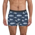 thumbnail image 1 of Fotbe Submarine With Periscope Calzoncillos Tipo Boxer con Bolsa de Soporte Total para Hombre, X-Temp Fresco, Transpirable y de Secado Rápido-XX-Large, 1 of 5