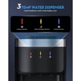 thumbnail image 3 of Nepsam Bottom Loading Water Cooler Dispenser, No Heavy Lifting 3-5 Gallon, 3-Temperature Hot/Cold/Room Water, Child Lock, for Home & Office, Gray, 3 of 11