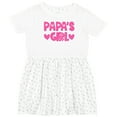 thumbnail image 3 of Inktastic Papa's Girl Girls Toddler Dress, 3 of 5