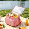 thumbnail image 2 of Reusable Insulated Lunch Bag with Adjustable Shoulder Strap, Leakproof Lunch Box for Adults, Work, School, Outdoor Picnic, Travel, Meal Prep, Back to School Supplies, 2 of 4