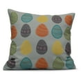 thumbnail image 2 of Simply Daisy 16" x 16" Eggs-ellent! Easter Geometric Print Pillow, 2 of 4