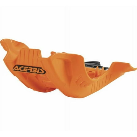 Acerbis Orange/White Plastic Skid Plate (2791685321)