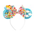 thumbnail image 1 of wonima44 MADO Blue up Mouse Ears Headband for Women adults kids Girls boys, Princess mouse ears, 1 of 1