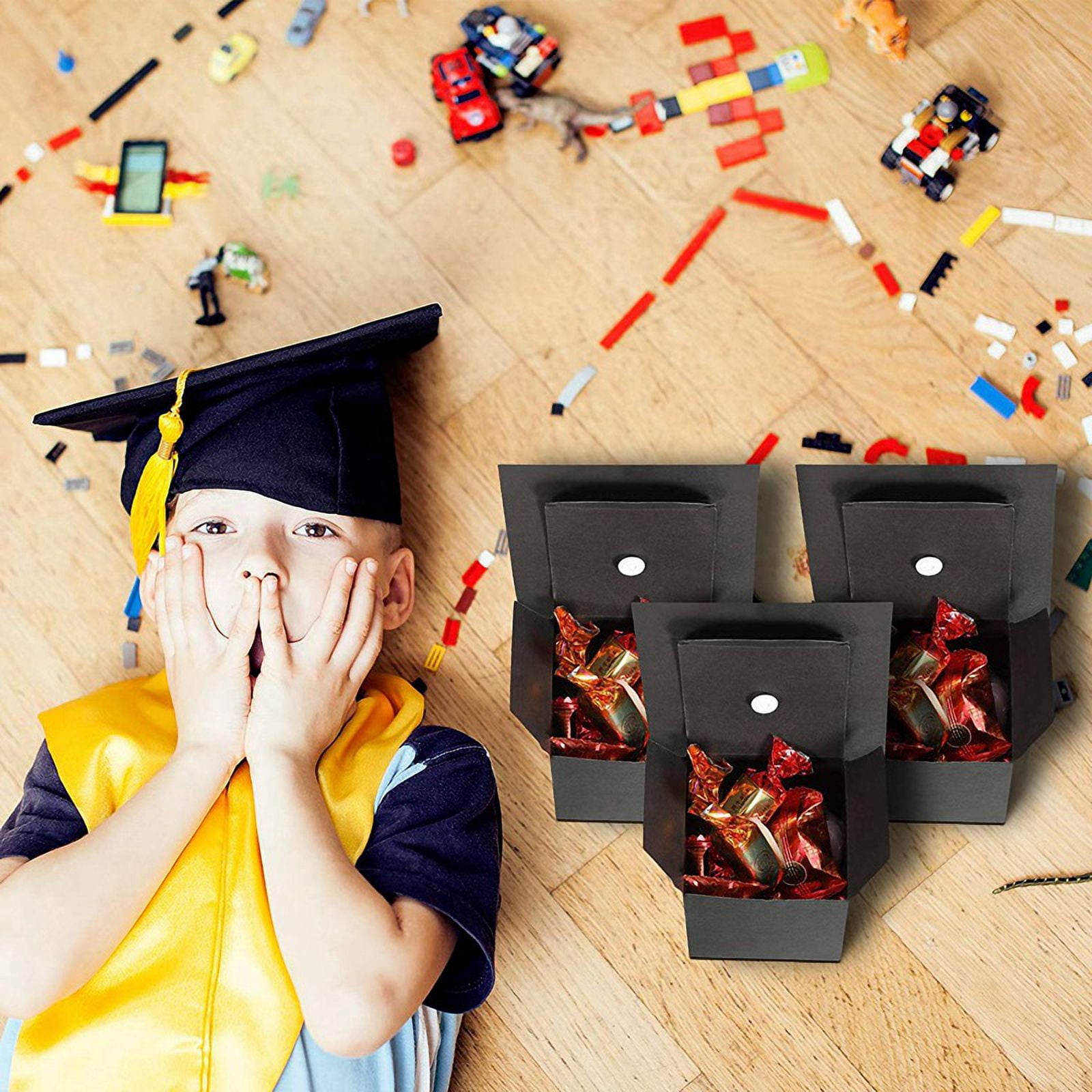 Graduation Decorations 150PCS Graduation Candy Box DIY Grad Cap Box for Graduation Gift Graduation Party Favors Decor