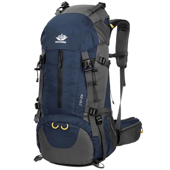 Mochila de senderismo WoneNice 50 L impermeable con funda para lluvia