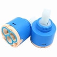 thumbnail image 3 of 2 Pack Ceramic Replacement Faucet Cartridge for Kitchen Water Mixer Tap - 35mm, 3 of 5