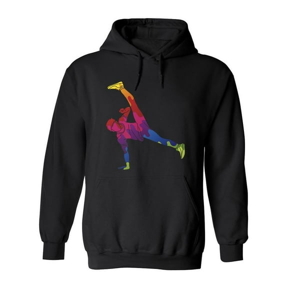 Street Dancer Hoodie Men - Men Hoodie, Black, 2XL