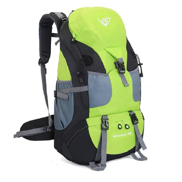 RuRu monkey Sac à Dos de Randonnée 50L, Sac à Dos Léger pour Camping en Plein Air, Sac à Dos pour Femmes Hommes