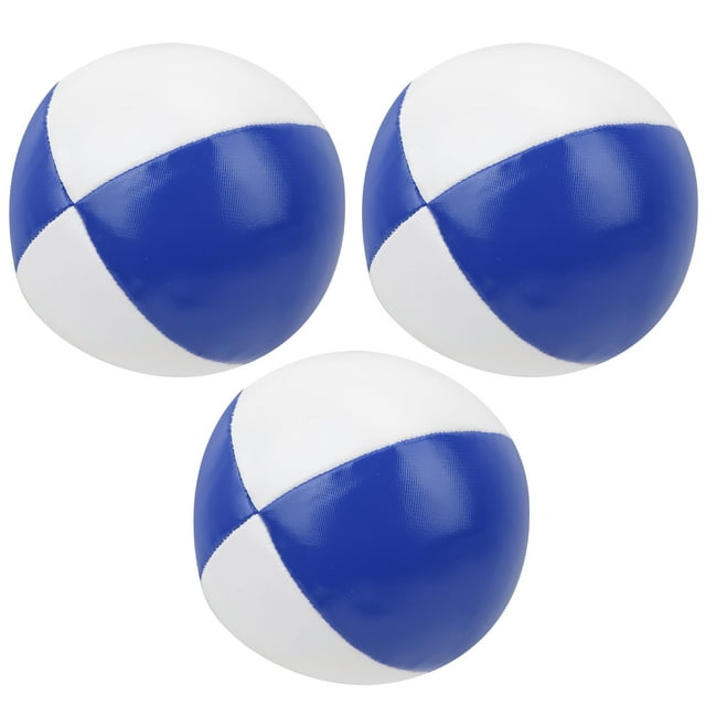 Pelotas de malabarismo para ocio en interiores, 3 piezas de pelotas de malabarismo de cuero de PU, pelotas de malabarismo portátiles, pelotas de malabarismo diseñadas para el futuro